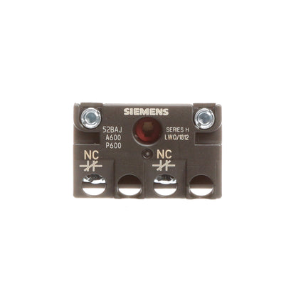 Siemens 52BAJ Motor Control Part And Accessory | 600VAC/DC 52B Series