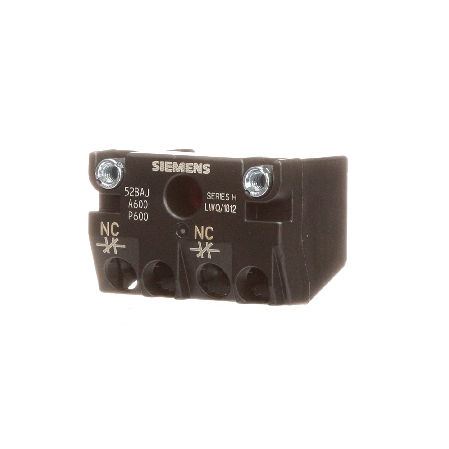 Siemens 52BAJ Motor Control Part And Accessory | 600VAC/DC 52B Series
