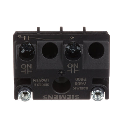 Siemens 52BAK Motor Control | 600VAC/DC 52B Series