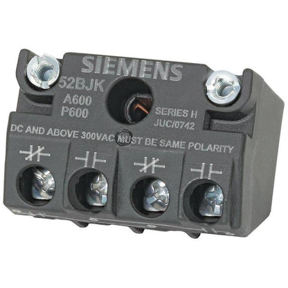 Siemens 52BJK Contact Block | 1NO-1NC 600VV 10A