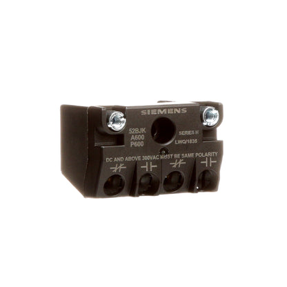 Siemens 52BJK Motor Control Contacts 600VAC/DC 52B Series