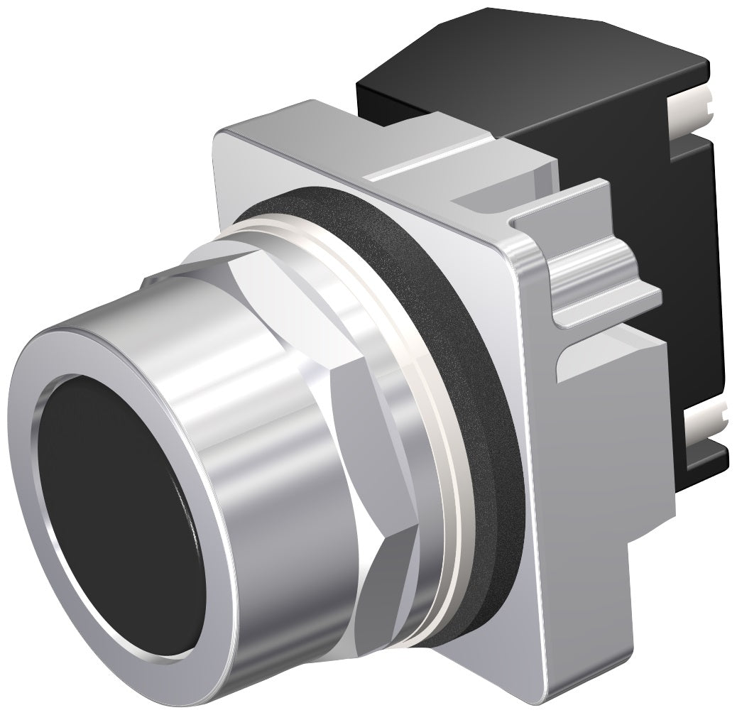 SIE 52PM8A1A NON-ILLUM MOMENTARY PB | Flush Type 30 mm 1NO-1NC 600VAC 10A