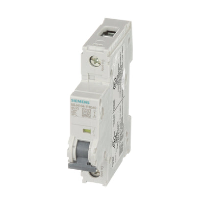 Siemens 5SJ4104-7HG40 Circuit Breaker | 240V 4A 1P 14kA@240V Feed-Thru 5SJ Series