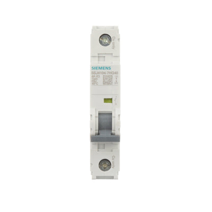 Siemens 5SJ4104-7HG40 Circuit Breaker | 240V 4A 1P 14kA@240V Feed-Thru 5SJ Series