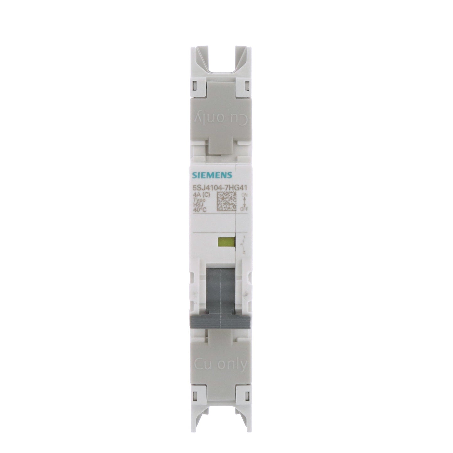 Siemens 5SJ4104-7HG41 Circuit Breaker | 240V 4A 1P 14kA@240V Feed-Thru 5SJ Series
