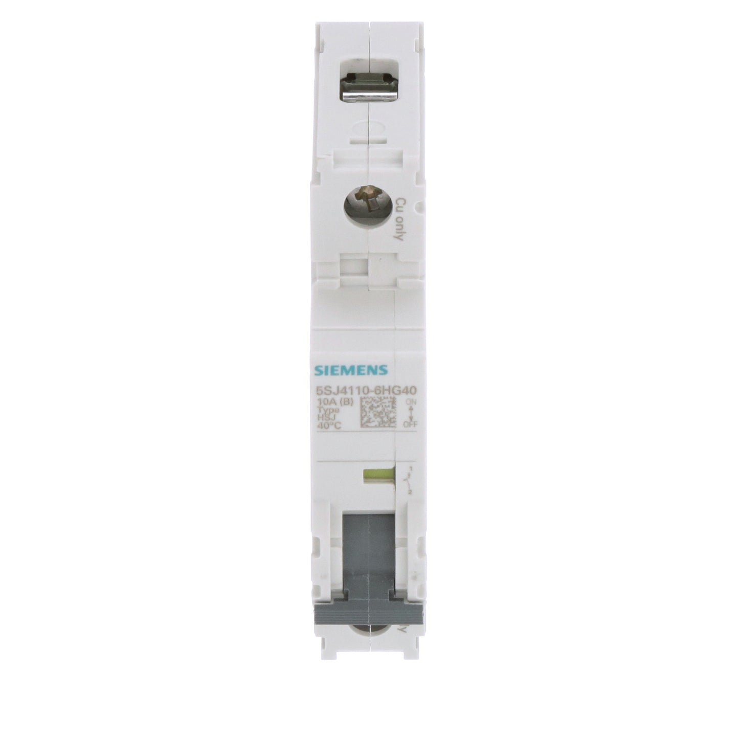 Siemens 5SJ4110-6HG40 Circuit Breaker | 240V 10A 1P 14kA@240V Feed-Thru 5SJ Series