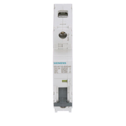 Siemens 5SJ4110-6HG40 Circuit Breaker | 240V 10A 1P 14kA@240V Feed-Thru 5SJ Series