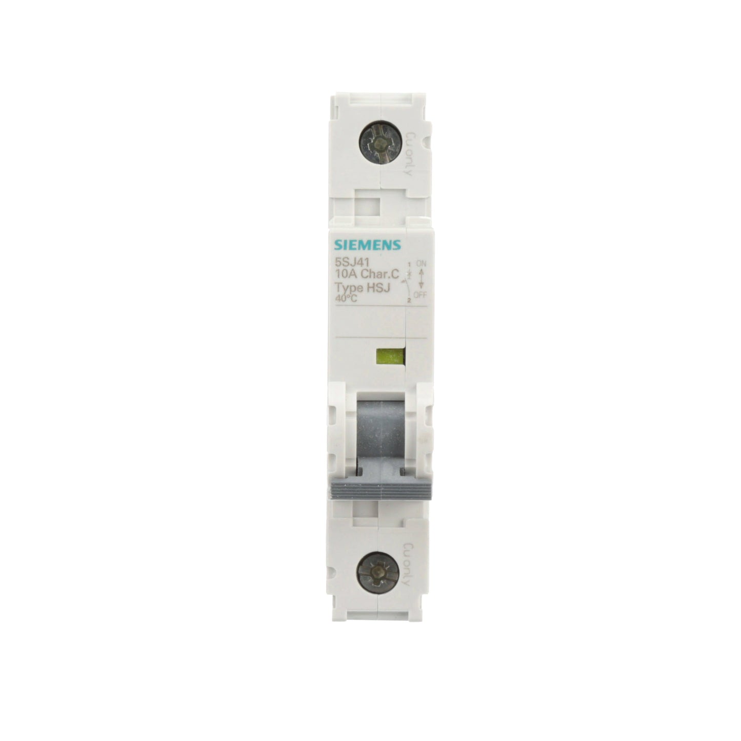 Siemens 5SJ4110-7HG40 Circuit Breaker | 240V 10A 1P 14kA@240V Feed-Thru 5SJ Series