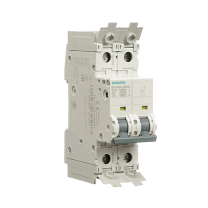 Siemens 5SJ4203-7HG41 Circuit Breaker | 240V 3A 2P 14kA@240V Feed-Thru 5SJ Series