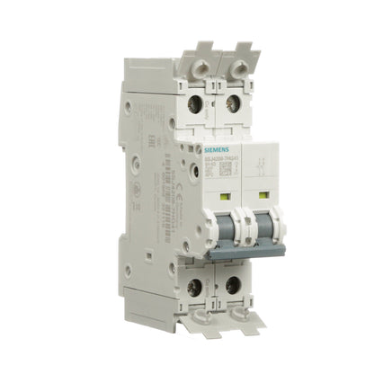 Siemens 5SJ4208-7HG41 Circuit Breaker | 240V 8A 2P 14kA@240V Feed-Thru 5SJ Series