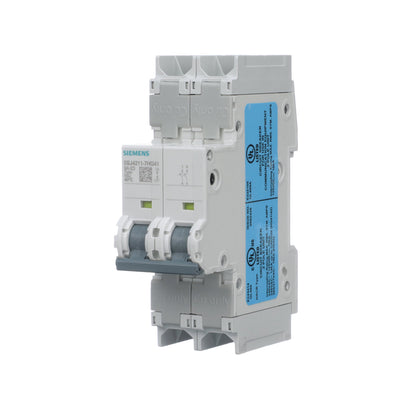 Siemens 5SJ4211-7HG41 Circuit Breaker | 240V 5A 2P 14kA@240V Feed-Thru 5SJ Series
