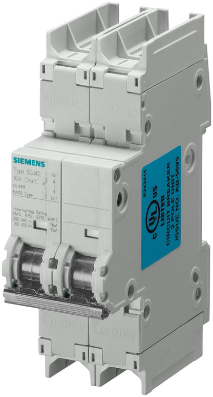 Siemens 5SJ4218-7HG41 Circuit Breaker | 240V 15A 2 pole 14kA@240V Feed-Thru 5SJ Series