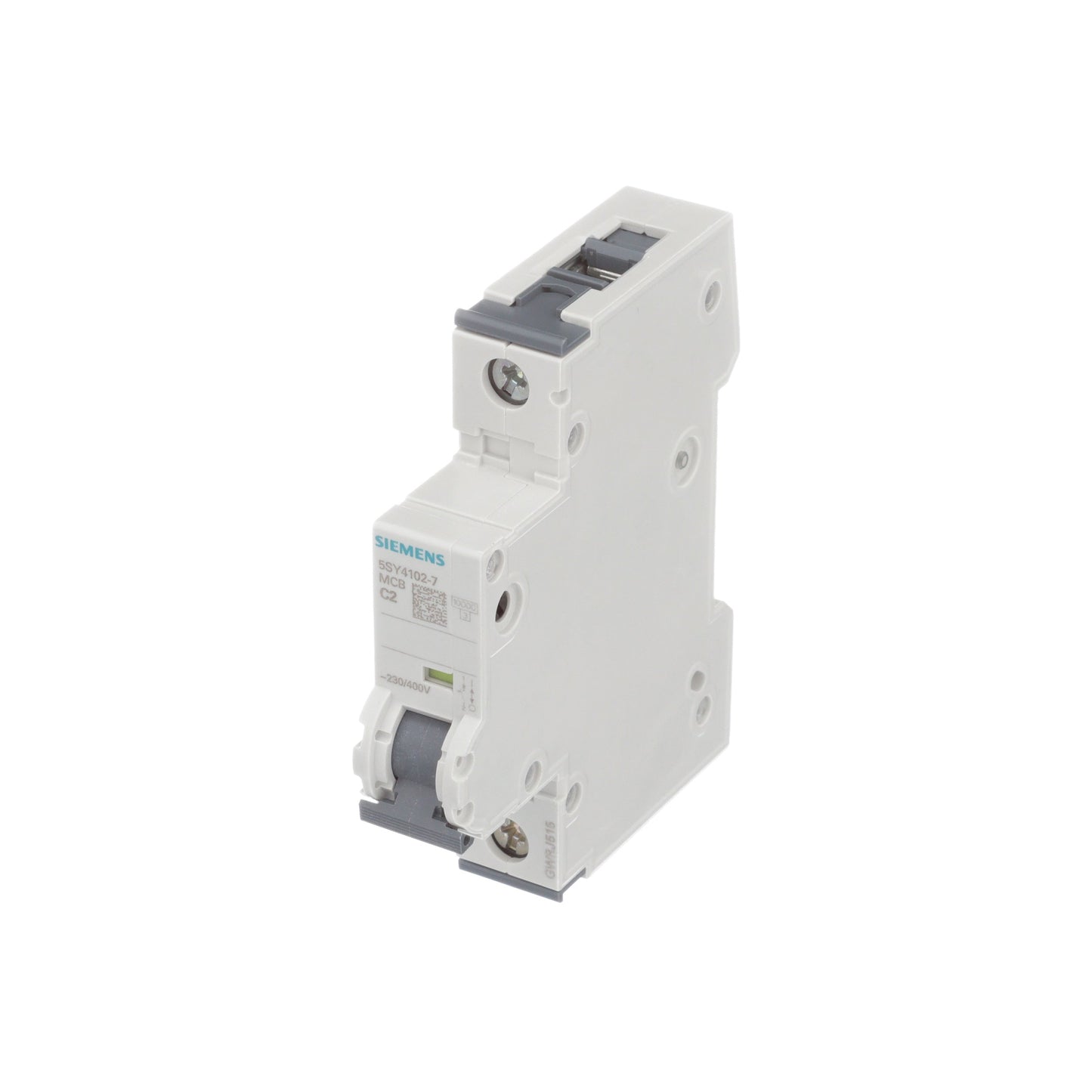 Siemens 5SY4102-7 Circuit Breaker | 400V 2A 1P 10kA@230V Feed-Thru 5SY Series
