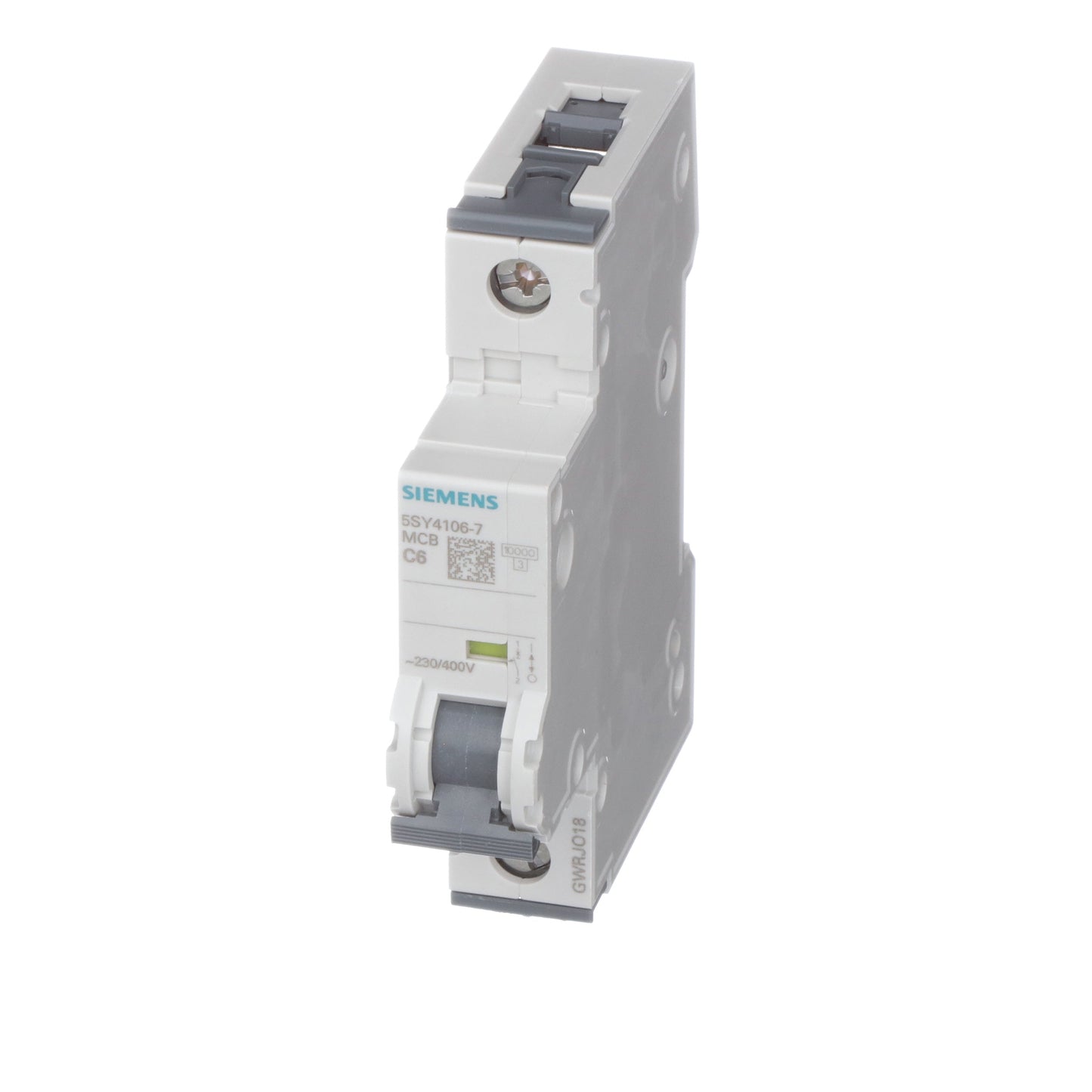 Siemens 5SY4106-7 Circuit Breaker | 400V 8A 1P 10kA@230V Feed-Thru 5SY Series