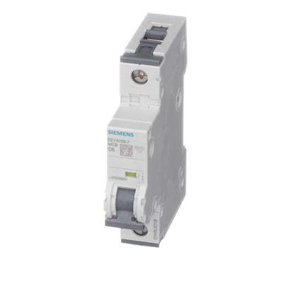 Siemens 5SY4106-7 Circuit Breaker | 400V 8A 1P 10kA@230V Feed-Thru 5SY Series