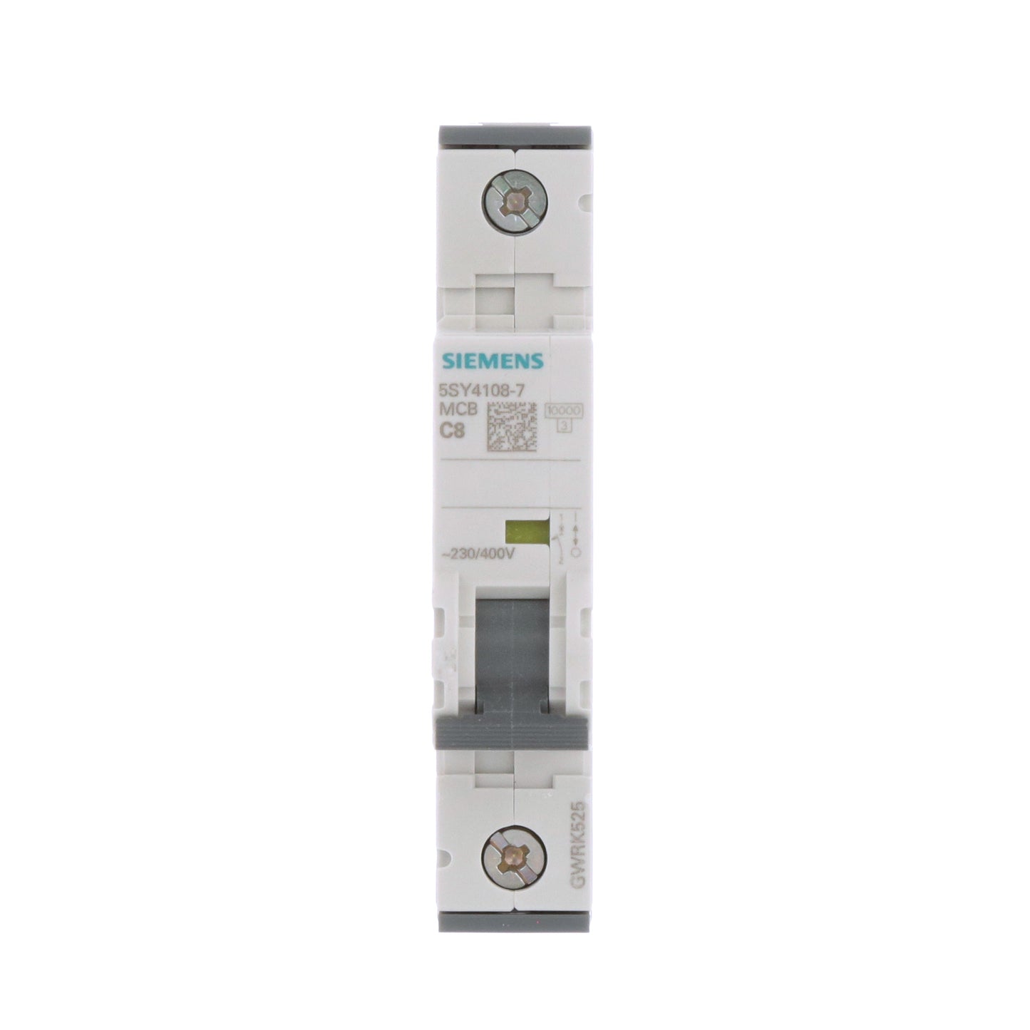 Siemens 5SY4108-7 Circuit Breaker | 1P 400V 1A Thermal Magnetic 5SY Series
