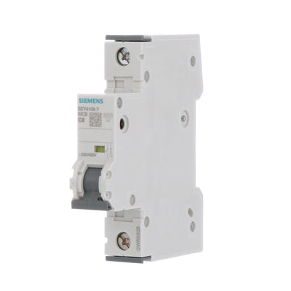 Siemens 5SY4108-7 Circuit Breaker | 1P 400V 1A Thermal Magnetic 5SY Series