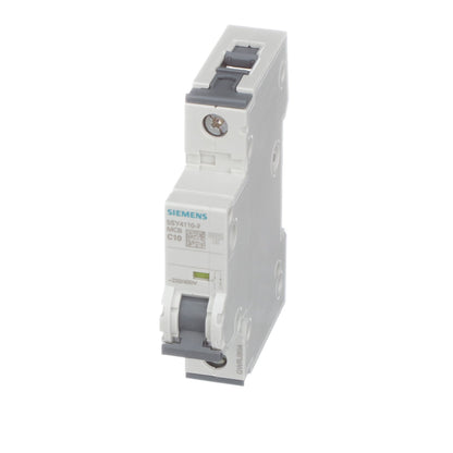 Siemens 5SY4110-7 Circuit Breaker | 400V 16A 1P 10kA@230V Feed-Thru 5SY Series