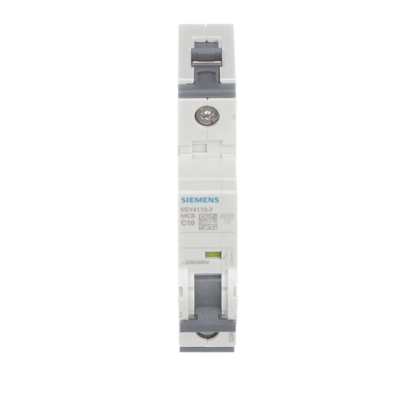 Siemens 5SY4110-7 Circuit Breaker | 400V 16A 1P 10kA@230V Feed-Thru 5SY Series