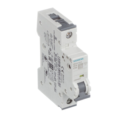 Siemens 5SY4110-7 Circuit Breaker | 400V 16A 1P 10kA@230V Feed-Thru 5SY Series