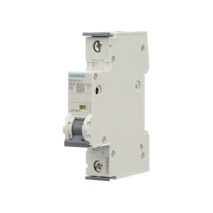 Siemens 5SY4111-7 Circuit Breaker | 400V 6A 1P 10kA@230V Feed-Thru 5SY Series