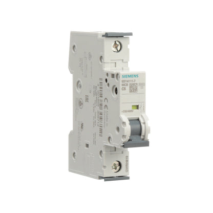 Siemens 5SY4111-7 Circuit Breaker | 400V 6A 1P 10kA@230V Feed-Thru 5SY Series