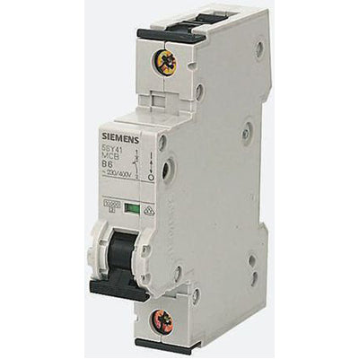 Siemens 5SY4116-7 Circuit Breaker | 400V 20A 1P 10kA@230V Feed-Thru 5SY Series