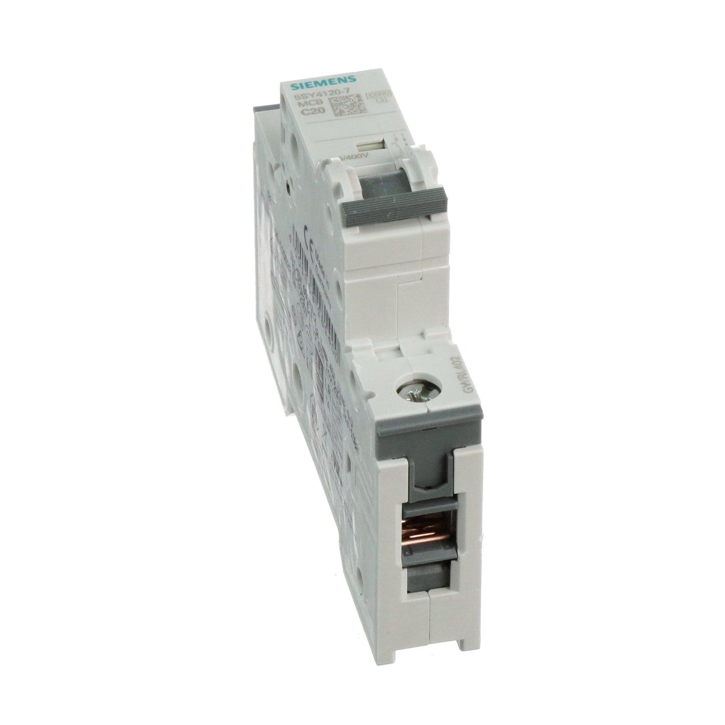 Siemens 5SY4120-7 Circuit Breaker | 400V 25A 1P 10kA@230V Feed-Thru 5SY Series
