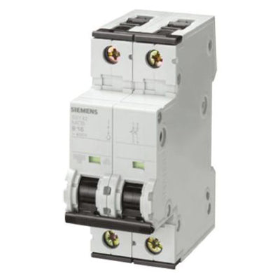 Siemens 5SY4204-7 Circuit Breaker | 400V 4A 2P 10kA@400V Feed-Thru 5SY Series