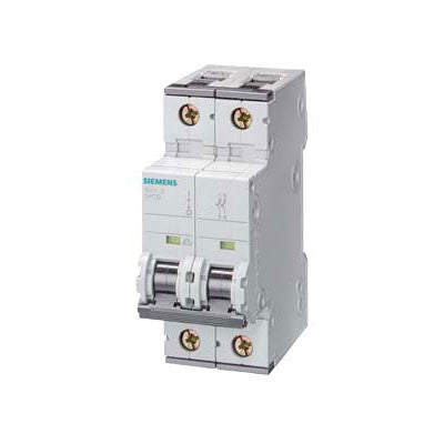 Siemens 5SY4211-7 Circuit Breaker | 400V 11A 2P 10kA@400V Feed-Thru 5SY Series