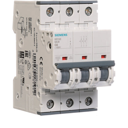 Siemens 5SY4306-7 Circuit Breaker 10kA@400V 5SY Series