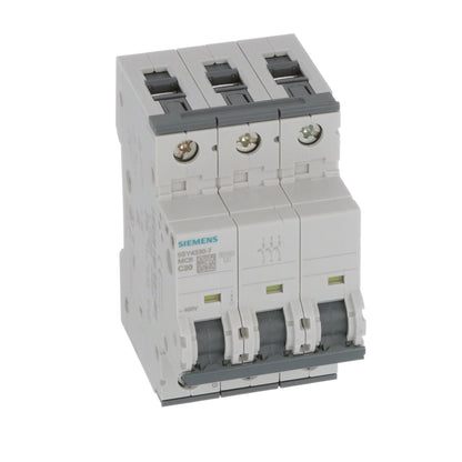 Siemens 5SY4330-7 Circuit Breaker | 400V 30A 3P 10kA@400V Feed-Thru 5SY Series