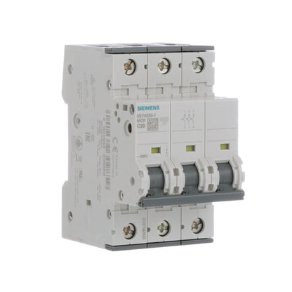 Siemens 5SY4330-7 Circuit Breaker | 400V 30A 3P 10kA@400V Feed-Thru 5SY Series