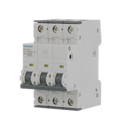 Siemens 5SY4330-7 Circuit Breaker | 400V 30A 3P 10kA@400V Feed-Thru 5SY Series