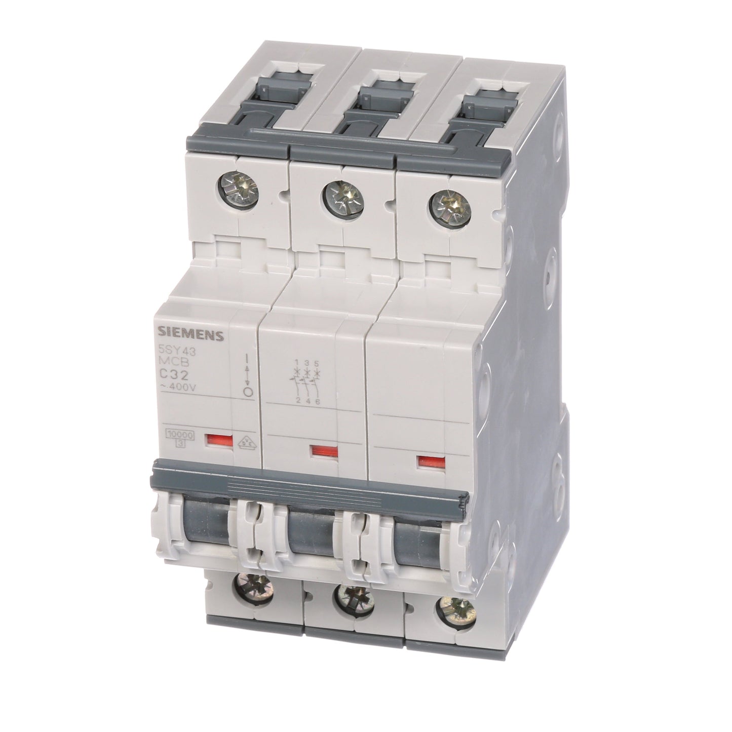 Siemens 5SY4332-7 Circuit Breaker | 3P 400V 32A 10kA@400V Thermal Magnetic 5SY Series