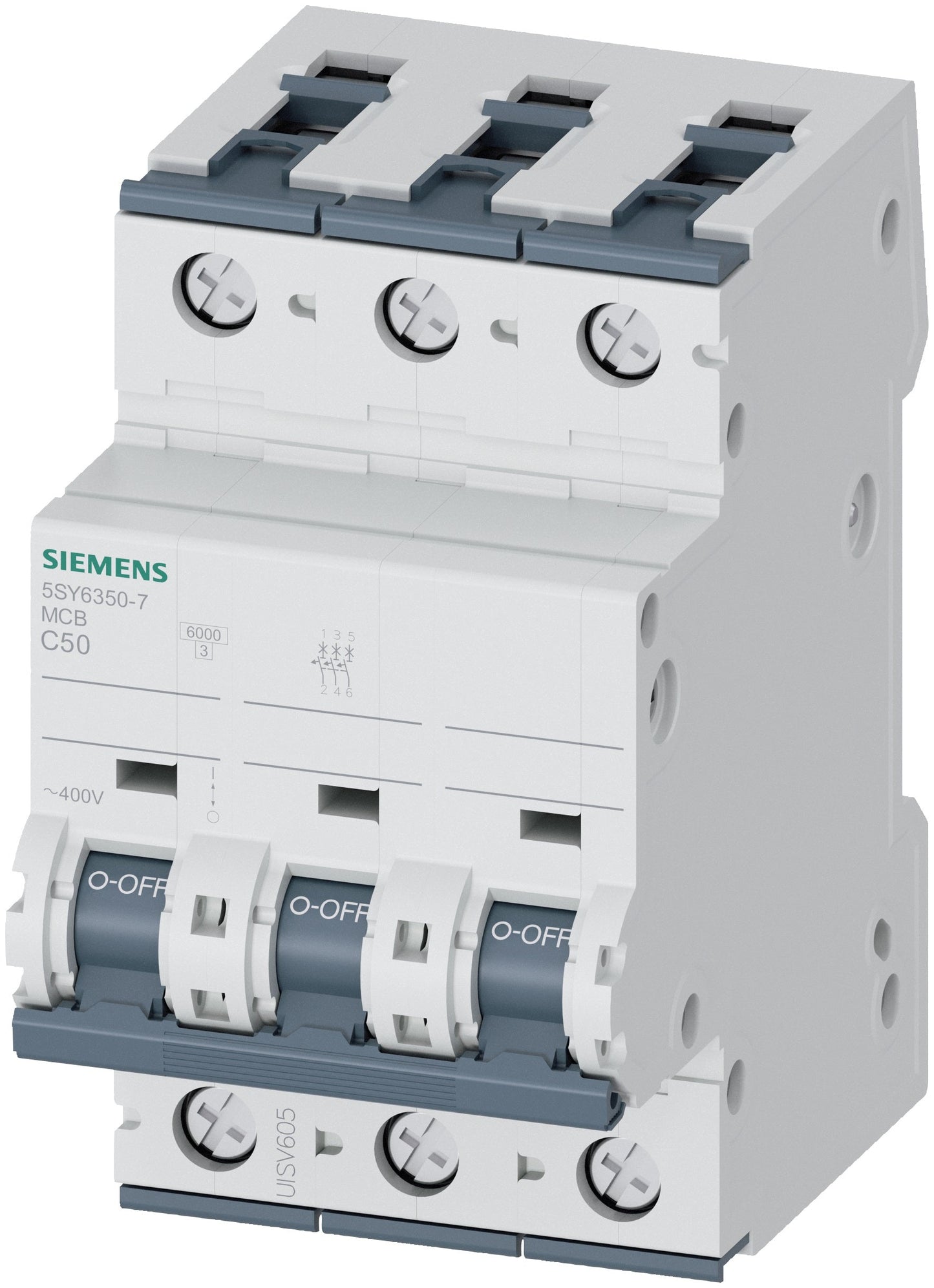 Siemens 5SY63507 Circuit Breaker | 6kA 3P 50A 5SY6
