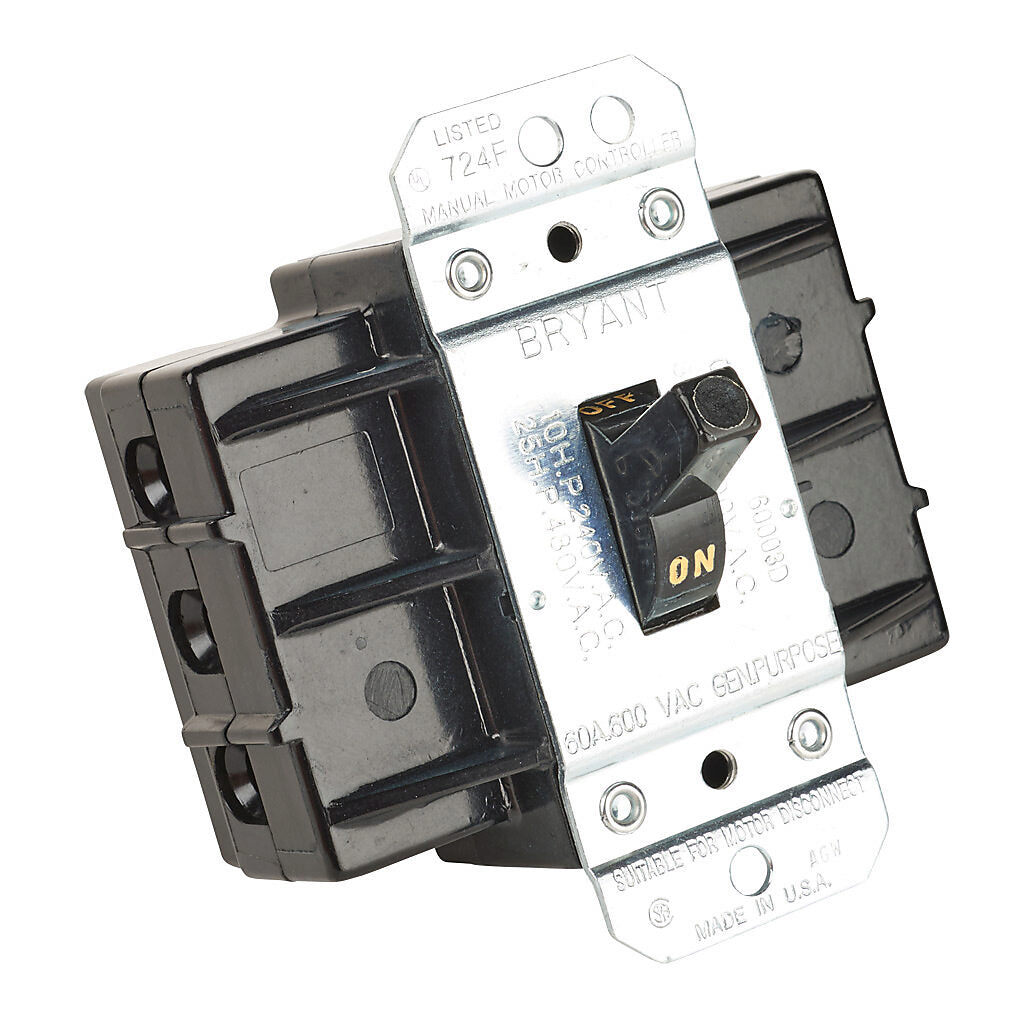 BRYANT 60003D DISC SW | 50A 600V 3P