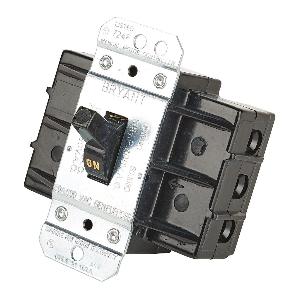 BRYANT 60003D DISC SW | 50A 600V 3P