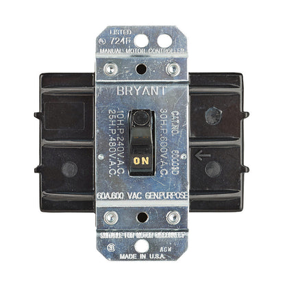 BRYANT 60003D DISC SW | 50A 600V 3P