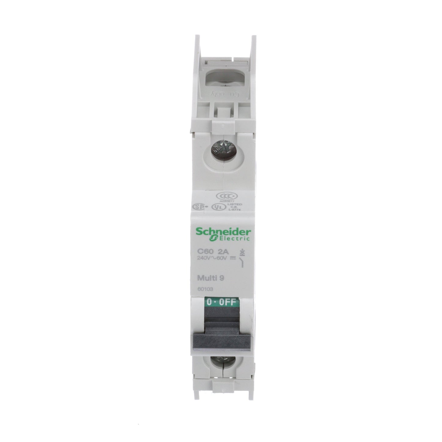 Schneider Electric 60103 Circuit Breaker | 10kA@120V Multi9