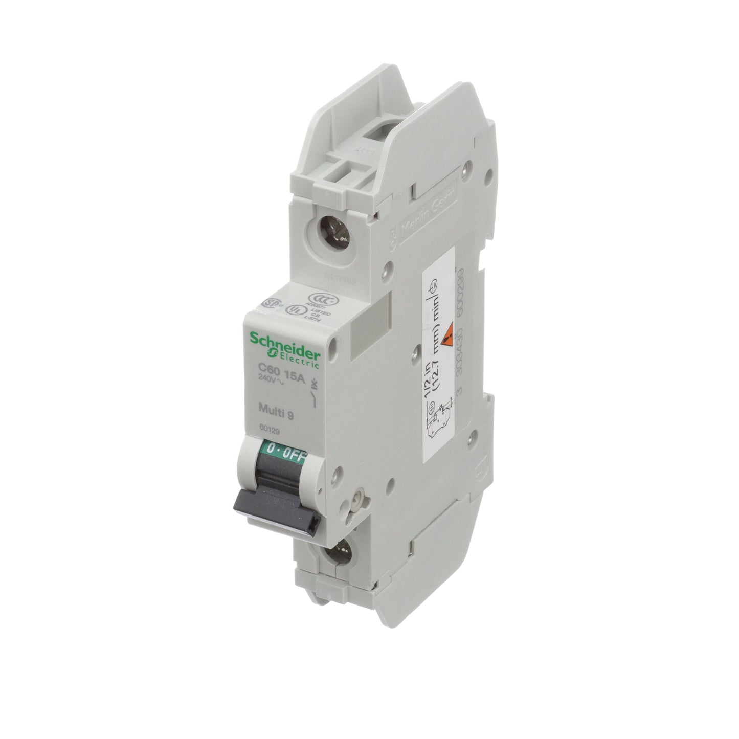 ABB 60129 Circuit Breaker | 240V 15A 1P 10kA@120V Feed-Thru