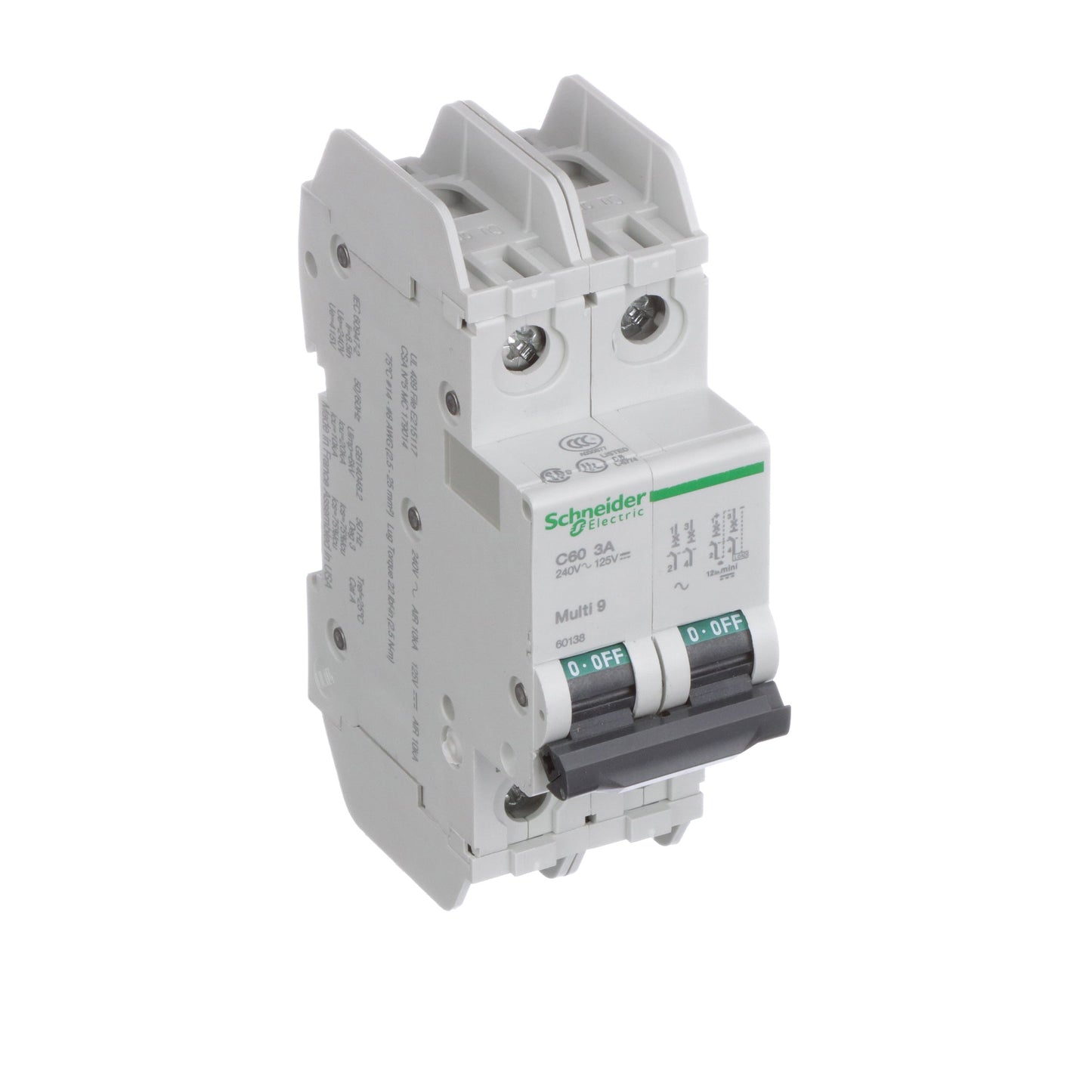 Thomas & Betts 60138 Circuit Breaker | 240V 3A