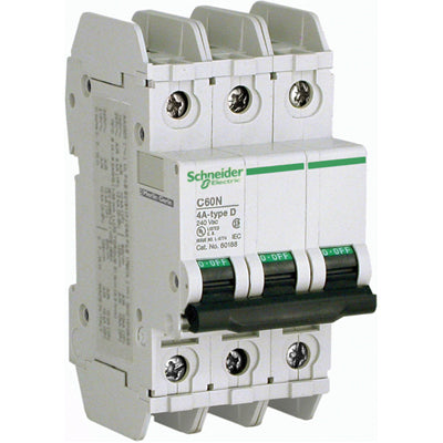 Square D 60190 Circuit Breaker | 240V 6A 3P 10kA@240V Feed-Thru Multi9