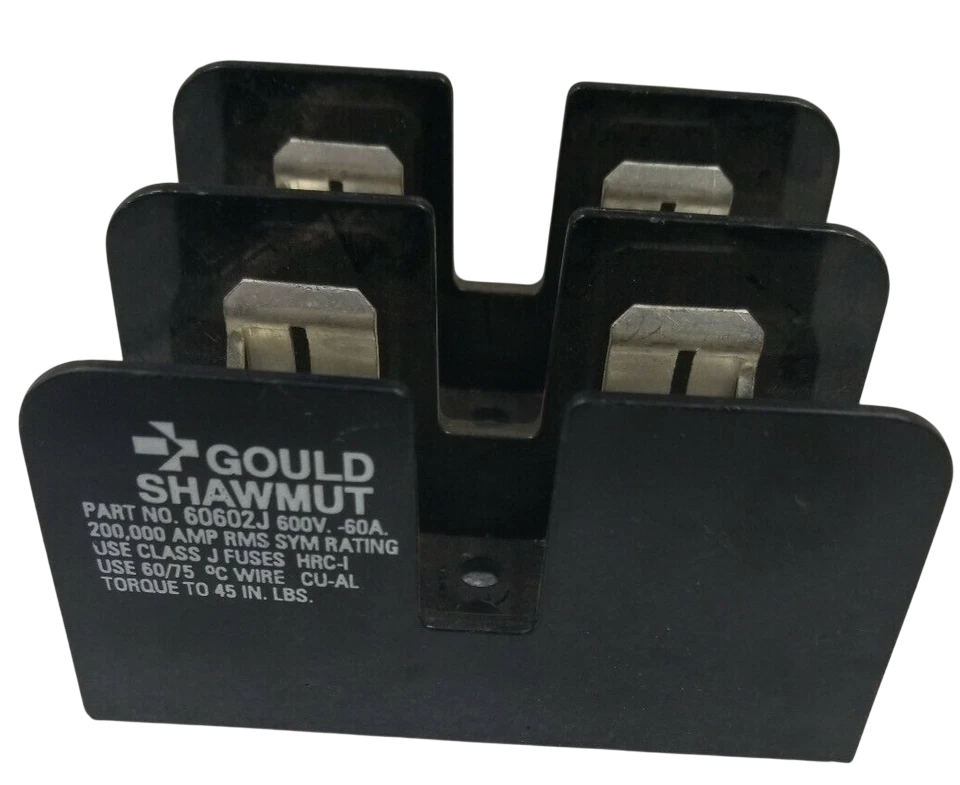 Mersen 60602J Fuse Block 600V 60A 606