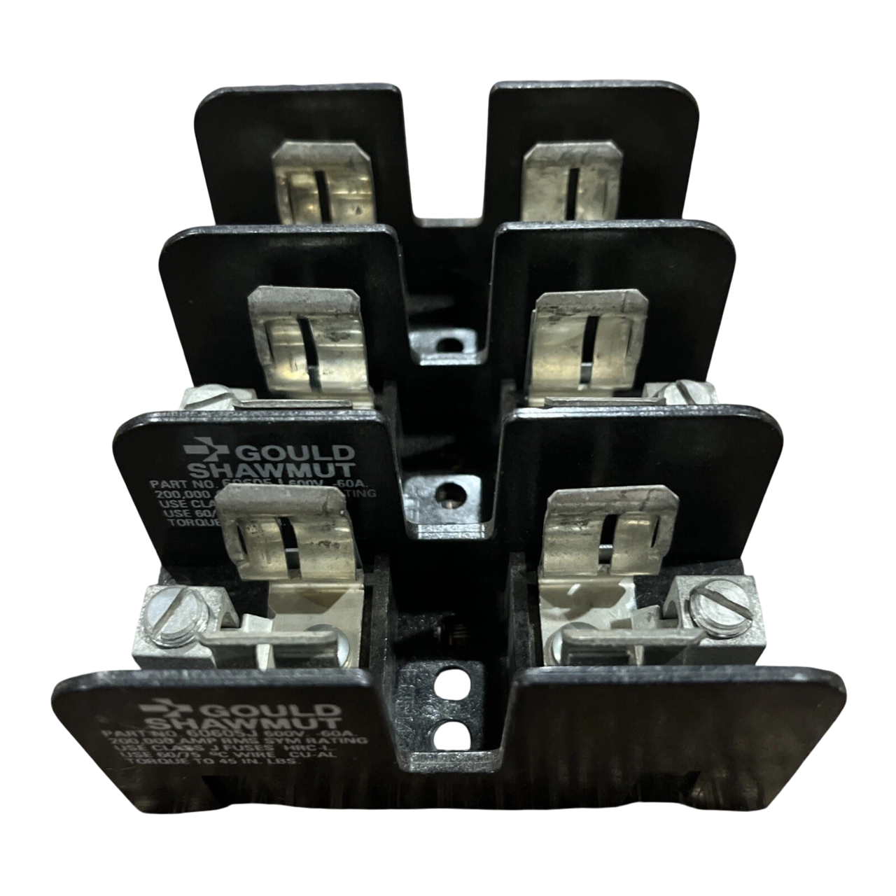 Ferraz Shawmut 60605J Fuse Block 600V 60A J