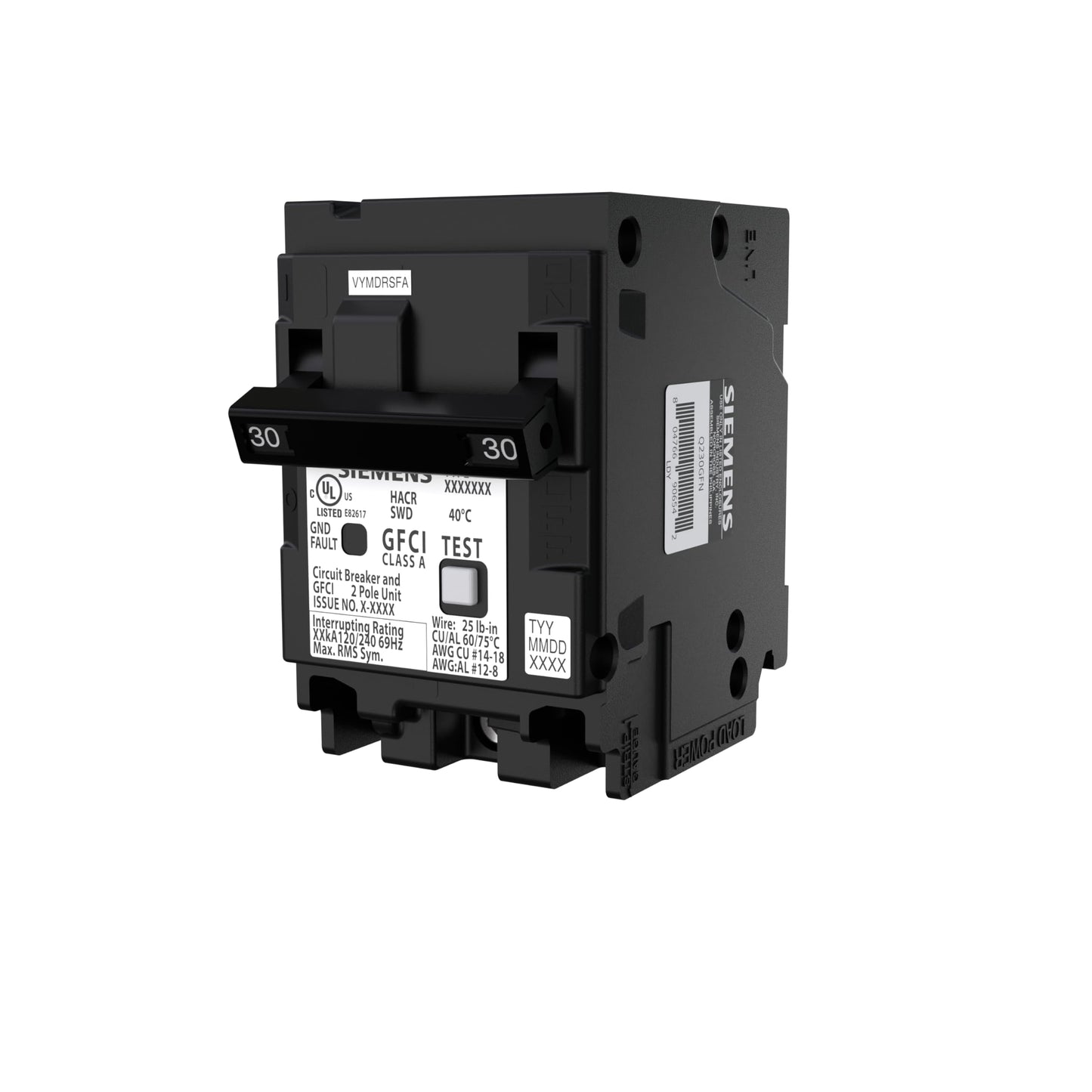 Siemens Q230GFN Circuit Breaker Molded Case