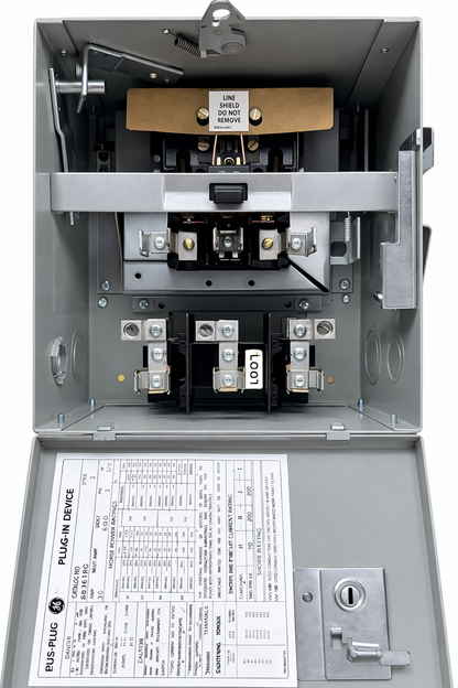 General Electric SB361RI Bus Plug | Spectra Series SB 600V 30A