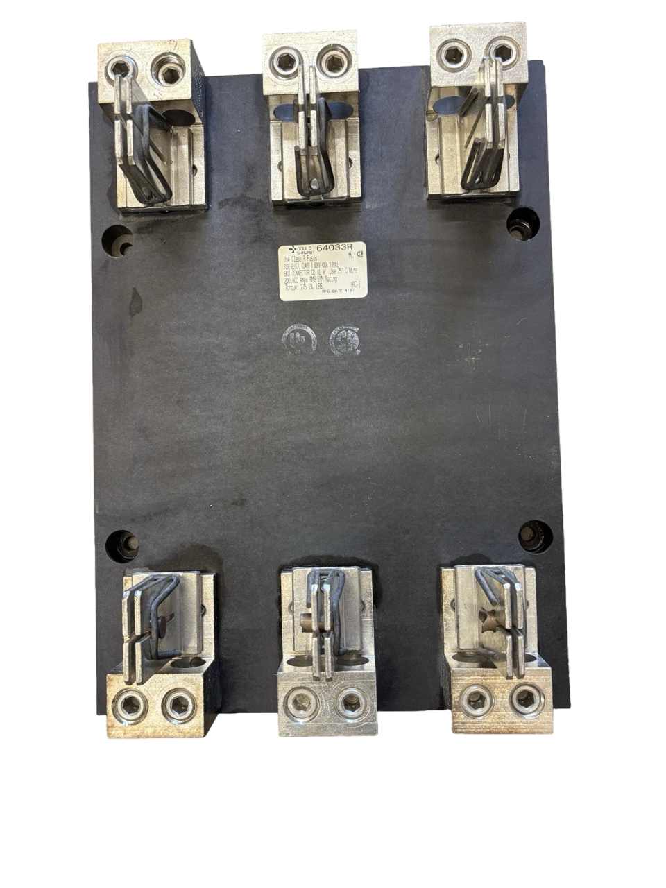 Ferraz 64033R Fuse Block 600V 400A Amp-Trap