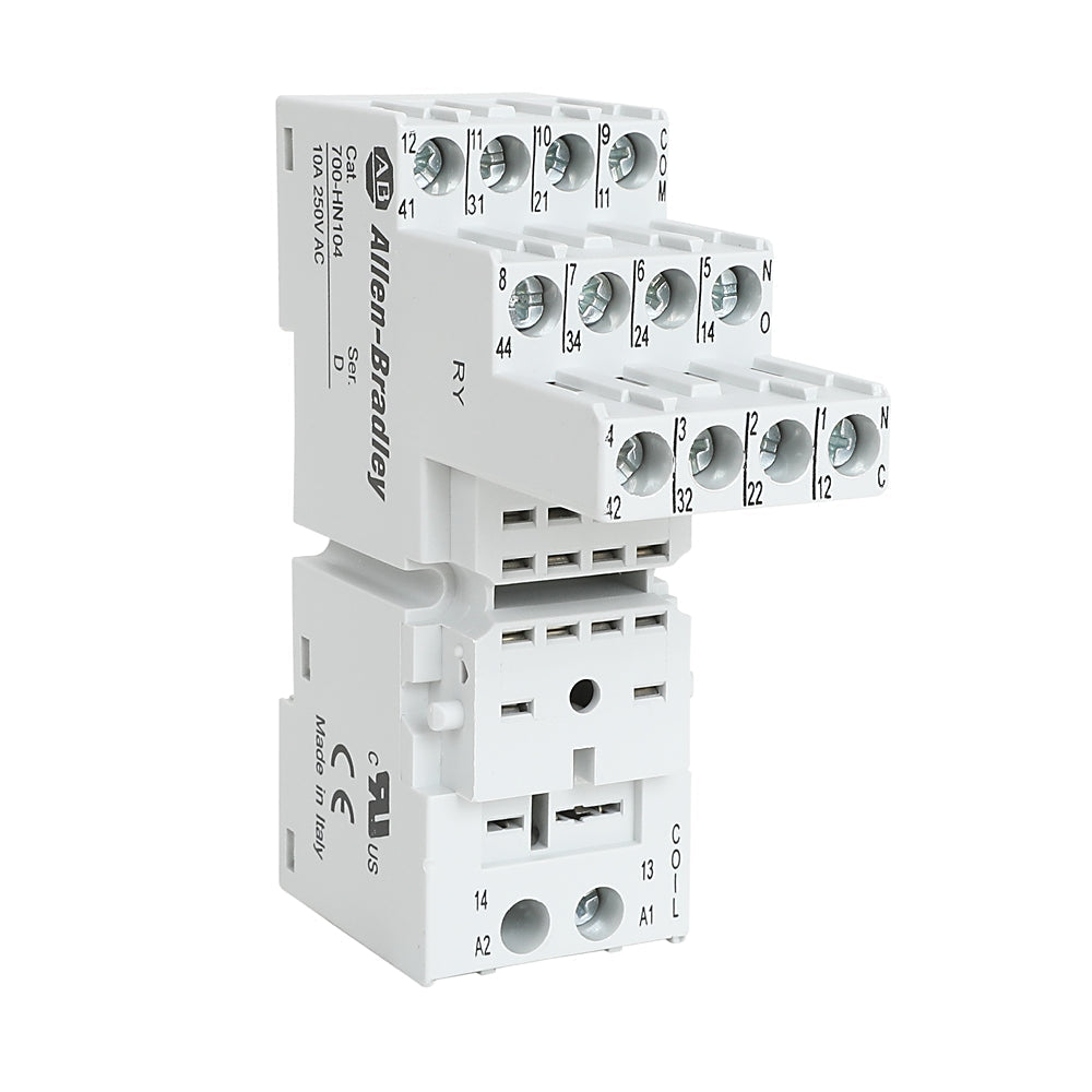 Allen-Bradley 700-HN104 Contactor And Motor Starter Auxiliary | 14 Blades TJK