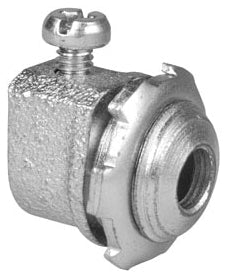 Crouse-Hinds 702V Flexible Metal Conduit Connector | Malleable Iron 3/8" Straight Non-Insulated